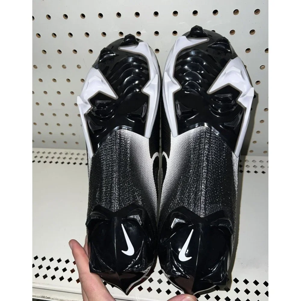 Nike Vapor Edge Elite 360 Mens Football Cleats Size 14.5 Black White CV6282-009
